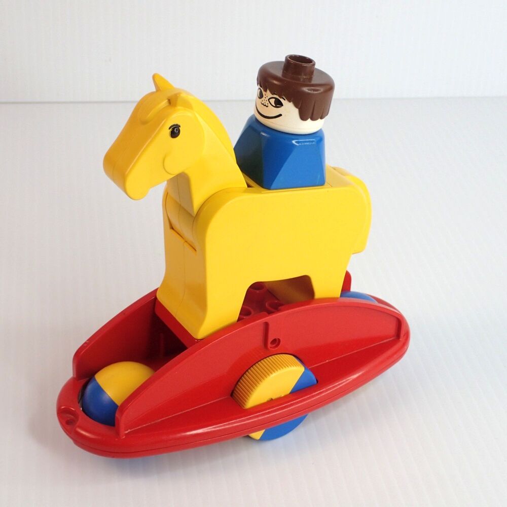 Vintage Lego Duplo Set 2055/2057 Rocking Horse (No box/instructions)